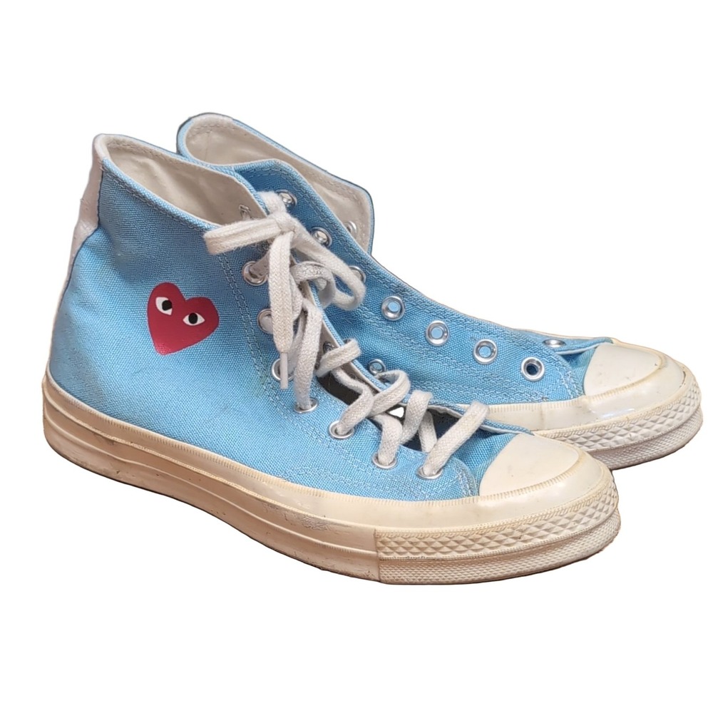 Converse Chuck Taylor All Star CDG Play High Top Light Blue US Men 6 Women 8
